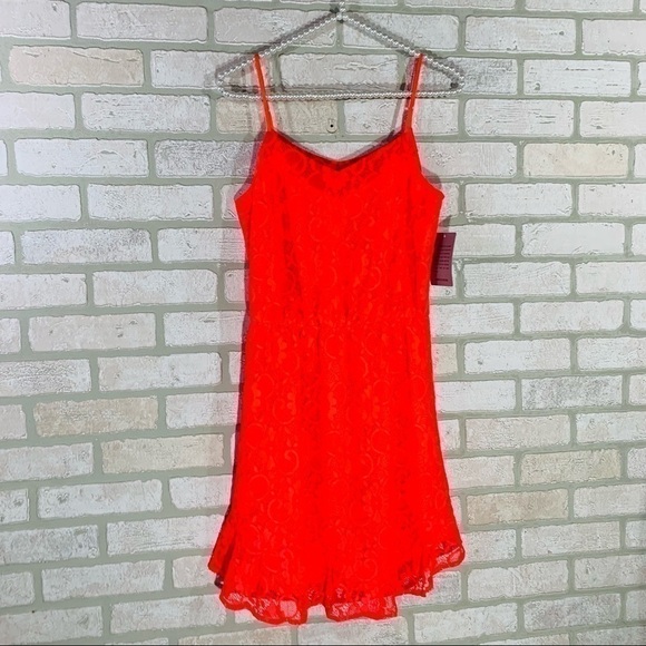 Collective Concepts NWT Coral Sleeveless Lace Dress Size S - Picture 4 of 11